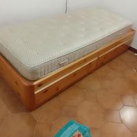 letto singolo più cassettiera 