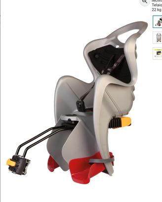 seggiolino bici posteriore per bambini