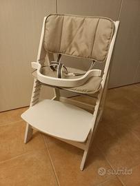 Seggiolone sedia regolabile in legno