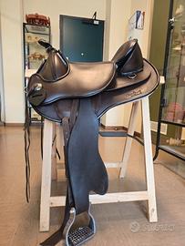 SELLA WESTERN Barefoot 'Arizona' in cuoio