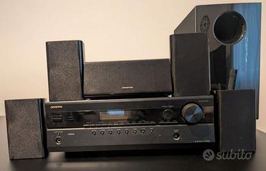 Home Theater Onkyo HT-R380 con casse e Subwoofer 