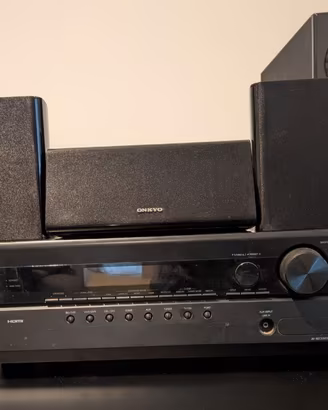 Home Theater Onkyo HT-R380 con casse e Subwoofer 