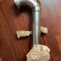 Downpipe inox per abarth 595 con garrett 1446