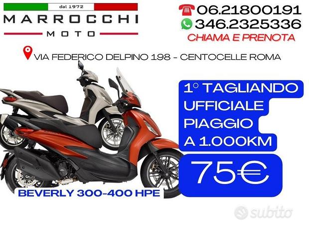 Primo tagliando PIAGGIO VESPA UFFICIALE ROMA