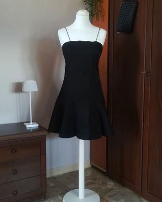 Vestito nero con schiena scoperta e fiocchi tg.44