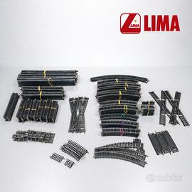 Lotto Binari LIMA Scala H0 Grande Stock 265 pezzi