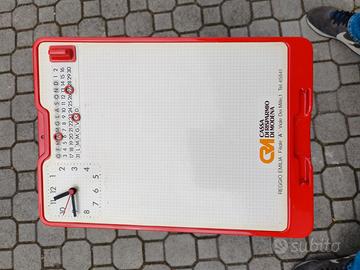 LAVAGNA MAGNETICA CANCELLABILE VINTAGE CM 43,5x30,