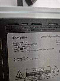 Samsung digital signature player