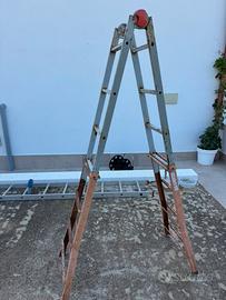 Scala Ercolina  telescopica a forbice