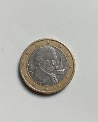 Moneta rara - 1€ Mozart - 2008