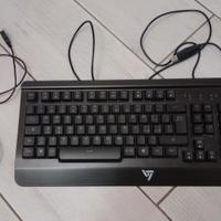 Tastiera da Gaming con mouse 