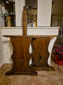 gambe legno massello per tavolo Fratino 