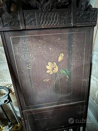 Letto antico in ferro battuto del 800’