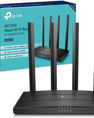 TP-Link Archer C6 Gigabit Router Wi-Fi Dual Band