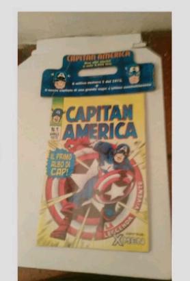 CAPITAN AMERICA N.1 CORNO ANASTATICO BLISTERATO
