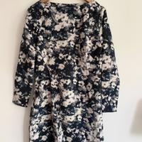 Vestito corti blu e bianco