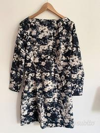 Vestito corti blu e bianco