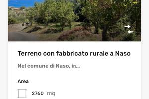 Terreno edificabile a Naso