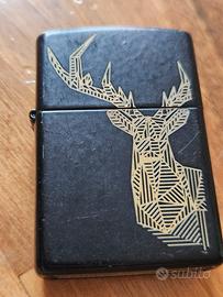 Accendino Zippo originale cervo geometrico – Made 