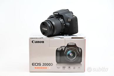 FOTOCAMERA REFLEX APS-C CANON EOS 2000D KIT 18-55M