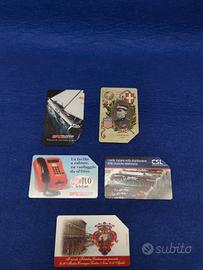 schede telefoniche a tiratura molto limitata 