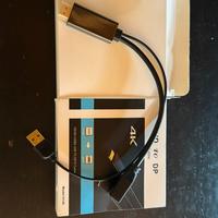 Adattatore HDMI a DisplayPort 4K 60hz