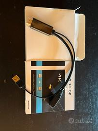 Adattatore HDMI a DisplayPort 4K 60hz
