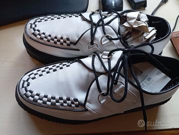 Scarpe Demonia Creepers 502 white PU
