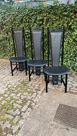 LOTTO DI 3 SEDIE DI DESIGN