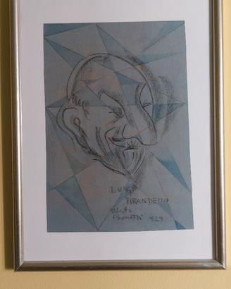 Uberto Bonetti(Futurismo)-Ritratto di Pirandello