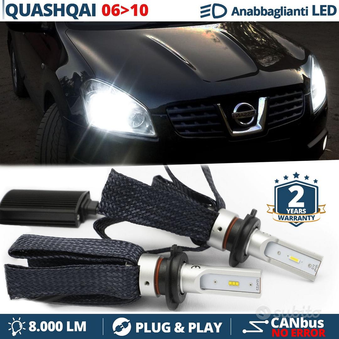 Kit Full Led 6000k canbus NISSAN QASHQAI J10 Luce Bianca No Error