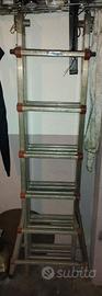 Scala telescopica in alluminio