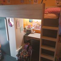 Letto a soppalco cameretta