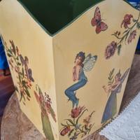 CESTINO PORTATUTTO. DECUPAGE