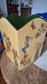 CESTINO PORTATUTTO. DECUPAGE