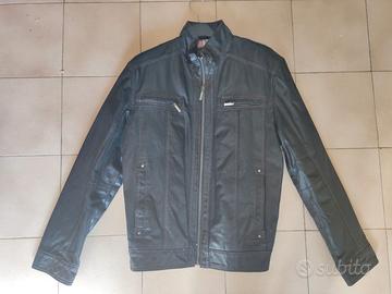 Giacca Vera Pelle uomo marrone tg.54