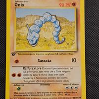 carta pokemon onix 1 edizione