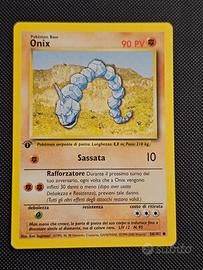 carta pokemon onix 1 edizione