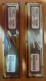 RAM DDR2 (1 gb x2) OCZ