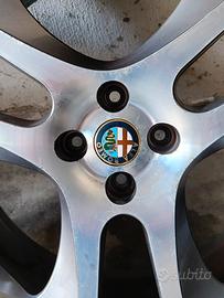 N. 4 cerchi in lega da 17" per Alfa Romeo Mito 
