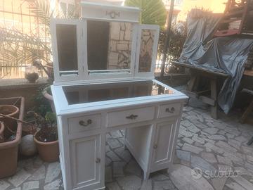 antica toletta rivisitata shabby chic 