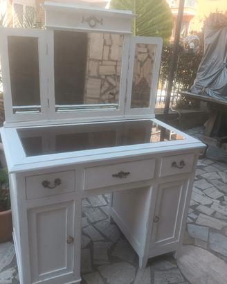 antica toletta rivisitata shabby chic 