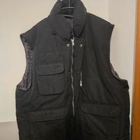 Gilet nero sportivo multitasche 