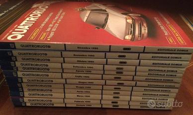 Riviste Quattroruote, annate complete 1990/1998