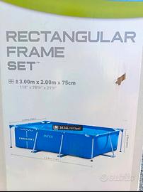 Piscina Intex 3.00m x 2.00m x 75cm