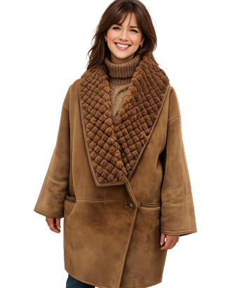 Gianni Versace – Cappotto vintage in pelle