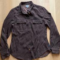 Armani Junior camicia in velluto marrone 10 anni