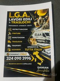 Sgomberi-Trasporti-Traslochi-Lavori Edili