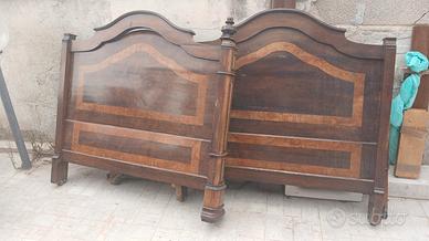 letto matrimoniale d'epoca 