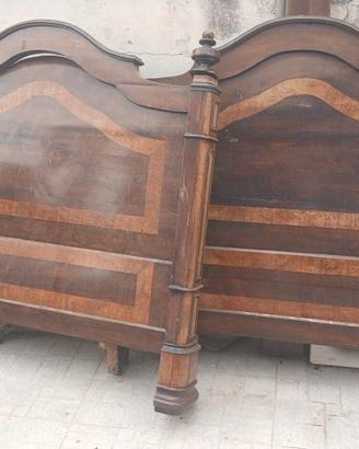 letto matrimoniale d'epoca 
